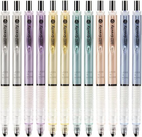 Gel Pens 12 PCS 0.5mm Office Desk Accessories, Nurse School Supplies, Aesthetic Fine Point Pen Cute Black Ink Pens, Smooth Writing Stationery, Journal Work Essentials for Women Men, Teen Girl Gifts in Saudi Arabia