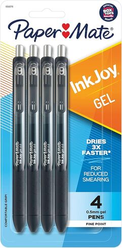 Paper Mate InkJoy Gel Pens, Fine Point, Black, 8 Count in Saudi Arabia