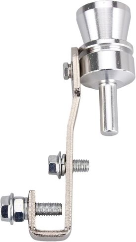 Dromedary Universal Color Chrome Size L Turbo Sound Noise Exhaust Muffler Pipe Whistle/Fake Blow off valve BOV Simulator Whistler in Saudi Arabia