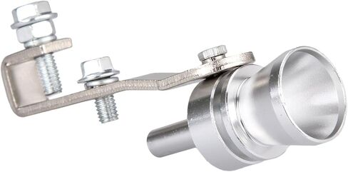 Dromedary Universal Color Chrome Size L Turbo Sound Noise Exhaust Muffler Pipe Whistle/Fake Blow off valve BOV Simulator Whistler in Saudi Arabia