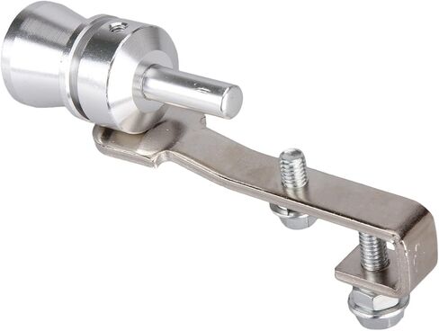 Dromedary Universal Color Chrome Size L Turbo Sound Noise Exhaust Muffler Pipe Whistle/Fake Blow off valve BOV Simulator Whistler in Saudi Arabia