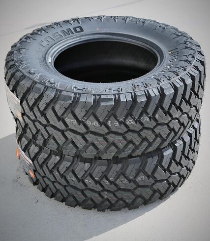 Cosmo Mud Kicker M/T Mud Off-Road Light Truck Radial Tire-35X12.50R20LT 35X12.50X20 35X12.50-20 125Q نطاق التحميل F LRF 12 طبقة BSW جدار جانبي أسود in Kuwait