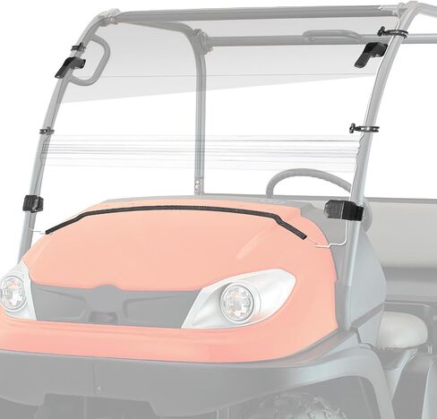 KEMIMOTO ترقية نافذة أمامية كاملة للزجاج الأمامي الشفاف للكمبيوتر الشخصي متوافقة مع Kubota RTV 400 500 520 نافذة مقاومة للخدش ومقاومة للانحناء in Saudi Arabia