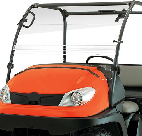 KEMIMOTO ترقية نافذة أمامية كاملة للزجاج الأمامي الشفاف للكمبيوتر الشخصي متوافقة مع Kubota RTV 400 500 520 نافذة مقاومة للخدش ومقاومة للانحناء in Saudi Arabia