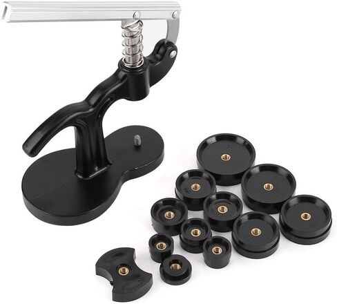 مجموعة Keenso Watch Press، حافظة خلفية احترافية للساعة اضغط على أداة إصلاح الضغط أقرب إلى صانع الساعات مع 12 قالب أسود in Saudi Arabia