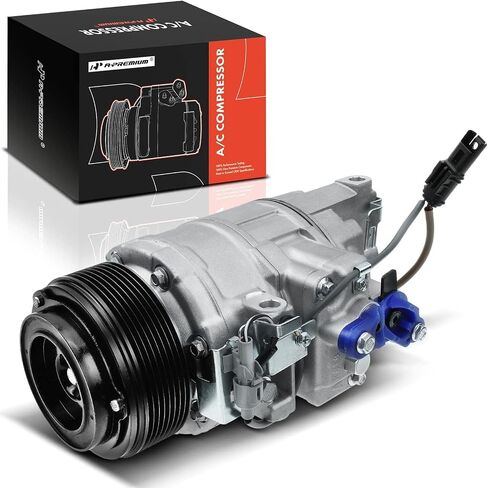 A-Premium Air Conditioner AC Compressor with Clutch Compatible with BMW 3-Series 335i X5 435i 535i 640i 740i GT xDrive Gran Coupe X6 M2 M235i M3 M4 in Saudi Arabia