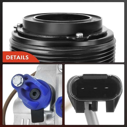 A-Premium Air Conditioner AC Compressor with Clutch Compatible with BMW 3-Series 335i X5 435i 535i 640i 740i GT xDrive Gran Coupe X6 M2 M235i M3 M4 in Saudi Arabia