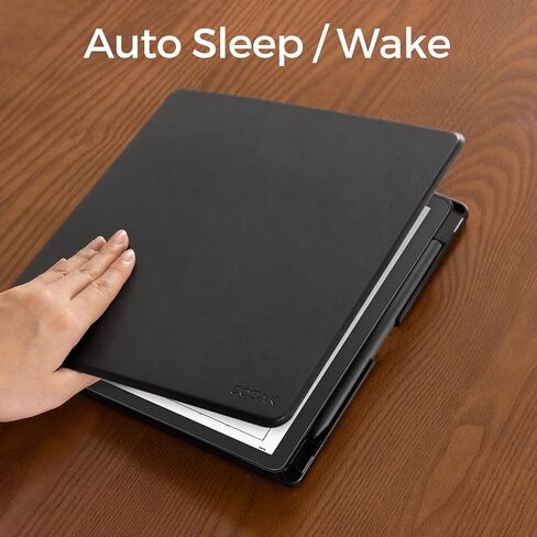 CoBak Case for Kindle Scribe with Two Viewing Angles - All New PU Leather Cover with Auto Sleep Wake, Pen Holder, Hand Strap Feature for Kindle Scribe 10.2" 2022 Released in Saudi Arabia