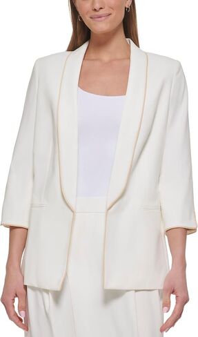 DKNY Shawl Collar Piped Open Blazer in Saudi Arabia