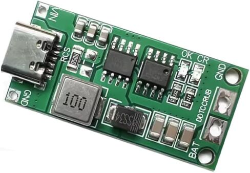 ANMBEST 2 قطعة 3S 2A Type-C إلى 12.6 فولت تعزيز خطوة يبو بوليمر شاحن ليثيوم أيون 11.1 فولت 18650 بطارية ليثيوم لتقوم بها بنفسك الإلكترونية in Kuwait