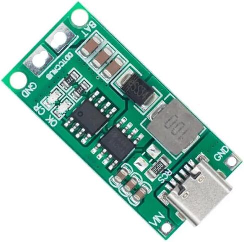 ANMBEST 2 قطعة 3S 2A Type-C إلى 12.6 فولت تعزيز خطوة يبو بوليمر شاحن ليثيوم أيون 11.1 فولت 18650 بطارية ليثيوم لتقوم بها بنفسك الإلكترونية in Kuwait