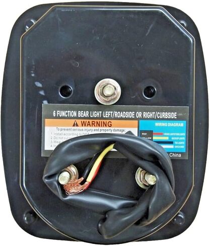 2PC Universal Combination Signal Tail Light Truck Lite Red/clear DOT in Kuwait