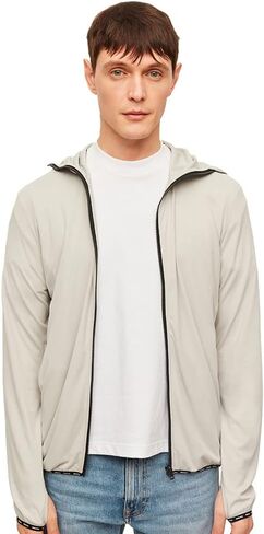 OHGOLF Men's UPF 50+ UV Full Zip Sun Protection Jacket Hoodie with Pockets Lightweight Hiking Cooling Shirts SMC3M202A in Saudi Arabia
