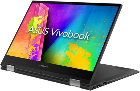 ASUS VivoBook 14 inch 2-in-1 Laptop, HD Touchscreen, Intel Celeron N4500, 4GB RAM, 64GB eMMC + 512GB SSD, NumberPad, Windows 11, 1-Year Microsoft 365 Personal, Quiet Blue with Accessories in Saudi Arabia