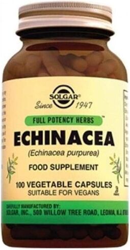 SOLGAR Echinacea - Full Potency Herb (100 Vegetarian Capsules) in Saudi Arabia