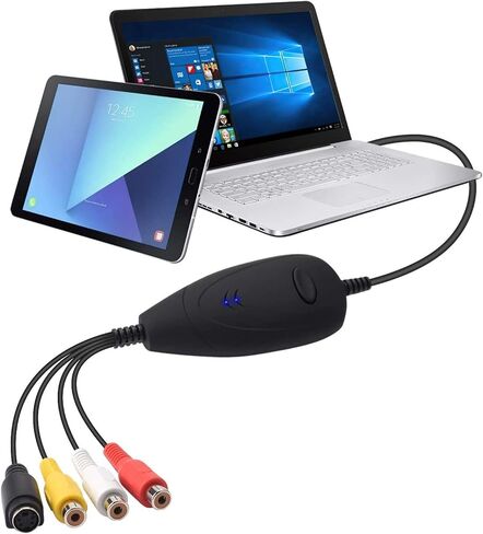 بطاقة التقاط، أجهزة بطاقة التقاط فيديو USB، محول VCR VHS TV إلى DVD، تحرير ورقمنة الفيديو التناظري لنظام التشغيل Windows فقط in Kuwait
