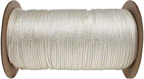 Golberg Diamond Braid Nylon Rope – 100% Nylon Utility Cord – Ideal for Camping, Outdoors, Boating, and Everyday Use – Made in The USA (3/16 inch x 100 Feet) in Saudi Arabia
