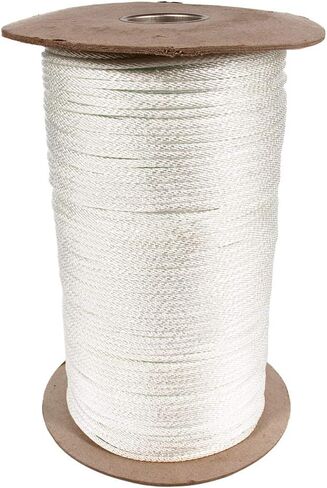 Golberg Diamond Braid Nylon Rope – 100% Nylon Utility Cord – Ideal for Camping, Outdoors, Boating, and Everyday Use – Made in The USA (3/16 inch x 100 Feet) in Saudi Arabia