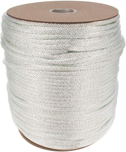 Golberg Diamond Braid Nylon Rope – 100% Nylon Utility Cord – Ideal for Camping, Outdoors, Boating, and Everyday Use – Made in The USA (3/16 inch x 100 Feet) in Saudi Arabia