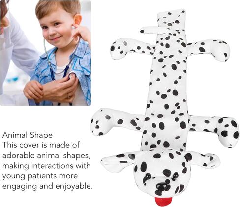 Dioche Stethoscope Cover, Animal Shape Stethoscope Cover Sleeves Plush Sleeves Stethoscope Accessories for Nurses & Doctors (Spotted Dog) in Saudi Arabia
