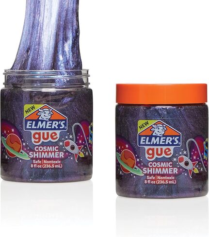 Elmer's Gue Premade Slime, Cosmic Shimmer Glitter Slime, 2 Count in Saudi Arabia