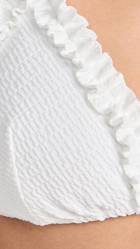 Shoshanna Women's Ruffle Triangle Bikini Top in Saudi Arabia