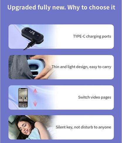 Powerlead Grip Strength Trainer with Reckoning, Hand Grip Strengthener, Finger Exerciser, TikT0k Scrolling Ring, Handheld Fidget, Bluetooth Camera Remote Control,Grip Exercise Game for Smartphone in Saudi Arabia