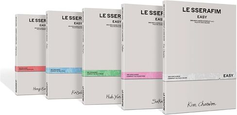 LE SSERAFIM 3rd Mini Album EASY Compact version RANDOM in Saudi Arabia