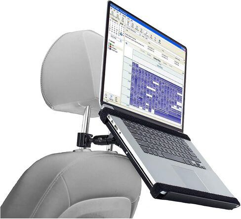 Arkscan MHL17 Laptop Computer Mount Stand for Car Headrest, Back seat Passenger with Front seat Pole in Saudi Arabia