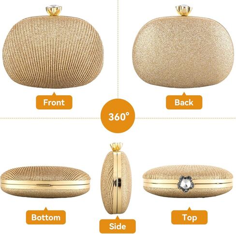 Comeon المرأة بلينغ مساء حقائب اليد تألق الترتر مساء حقيبة صغيرة محفظة الزفاف حفل زفاف حقيبة يد رسمية مع سلسلة in Kuwait