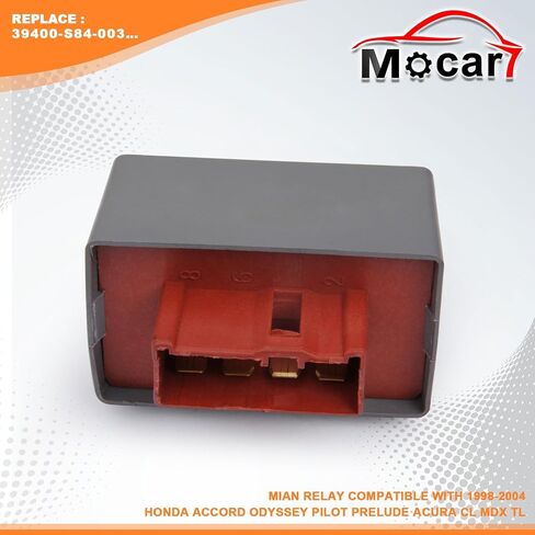 Mocar7 Main Relay Compatible with 1998-2004 Honda Accord Odyssey Pilot Prelude Acura CL MDX TL Replace 39400-s84-003 in Saudi Arabia