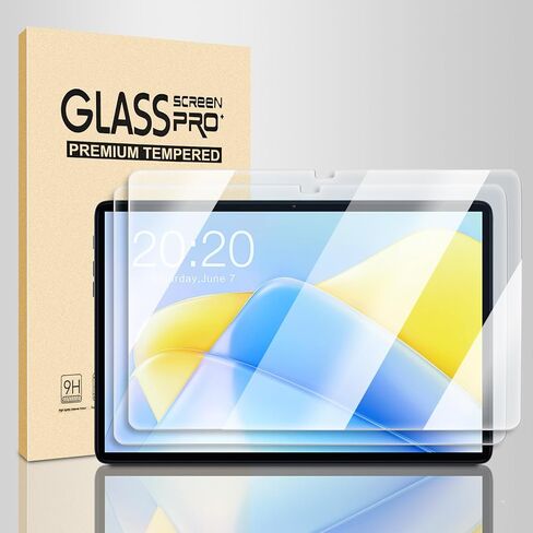 Machizut 2 واقي شاشة من الزجاج المقسى متوافق مع جهاز لوحي Teclast P40HD 10.1 بوصة، واقي شاشة لوحي 10.1 لجهاز Teclast P40HD، تطبيق عالي الدقة مضاد لبصمات الأصابع وخالي من الفقاعات in Kuwait