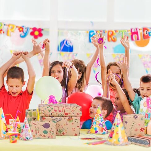 GAOHUI Birthday Wrapping Paper, Rainbow Gradient Colour Gift Wrapping Paper with 1 Double-Sided Tape, Gift Wrap for Mother Day, Valentine Day, Party, Birthday for Women And Girls 27.6x19.7inch in Kuwait