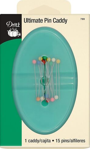 Dritz Ultimate Magnetic, Assorted Colors: Blue, Purple & Green, 1, 15 Ball Pin Caddy in Saudi Arabia