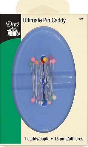 Dritz Ultimate Magnetic, Assorted Colors: Blue, Purple & Green, 1, 15 Ball Pin Caddy in Saudi Arabia