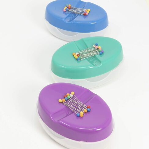 Dritz Ultimate Magnetic, Assorted Colors: Blue, Purple & Green, 1, 15 Ball Pin Caddy in Saudi Arabia