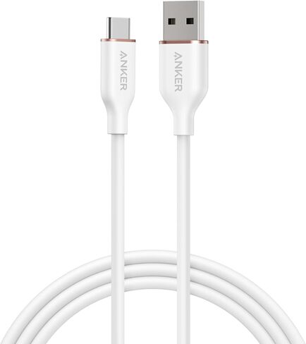 كابل Anker Neat، كابل USB A إلى USB C (6 أقدام، 2 حزمة)، شاحن Car Carplay من النوع C، لهاتف iPhone 15، Samsung Galaxy S23 / S22، Note20 / 10 Series، HTC، والمزيد (يتضمن منظم السلك، أسود منتصف الليل) in Kuwait