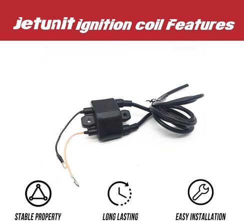JETUNIT 62Y-85570-00-00 Ignition Coil For Yamaha 50 60 40 HP Outboard 1995-2004 F50 T50 F60 T60 F40 4-Storke 4 Cylinder in Saudi Arabia