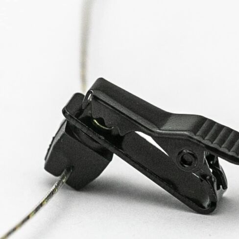 مشبك تثبيت معدني، أسود، متوافق مع سماعات الأذن N-Ear وSheepdog HDLO بدون أنبوب للاستماع فقط in Kuwait