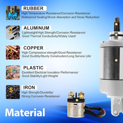 بداية مع مرحل مناسب لهوندا TRX400FW/ TRX450S ES/ TRX500FE FM TM FPE FPM FourTrax Foreman، استبدل 31200-HM7-003، 31200-HM7-A41، SMU0216، SMU0048 in Kuwait