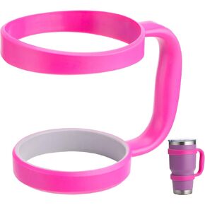 30 oz Tumbler Handle for Yeti Rambler, Anti Slip Travel Mug Grip Cup Holder for 30oz Yeti Rambler, Ozark Trail, Sic and More Tumbler Mugs(Purple) in Saudi Arabia