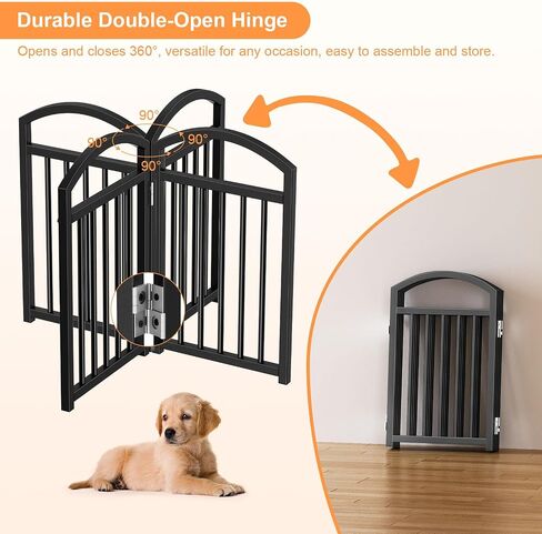 بوابة الكلب Snughome في الأماكن المغلقة، 19.69 بوصة ارتفاع بوابات باب الكلاب قائمة بذاتها مع أقدام داعمة، تمتد حتى 48 بوصة واسعة بوابات الحيوانات الأليفة القابلة للطي لممرات المداخل، 4 ألواح قابلة للطي لباب الحيوانات الأليفة للجرو، أبيض in Kuwait