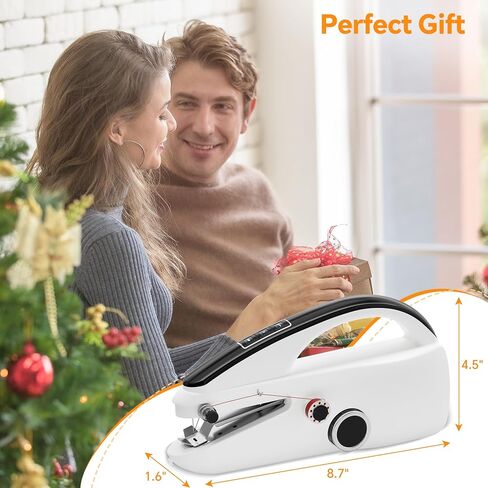 Handheld Sewing Machine Heavy Duty & Portable, 2-Speed Mini Sewing Machine with Sewing Kit & Storage Bag for Beginners, Adults, DIY, Home, Travel, Quick Clothing Repairs in Saudi Arabia