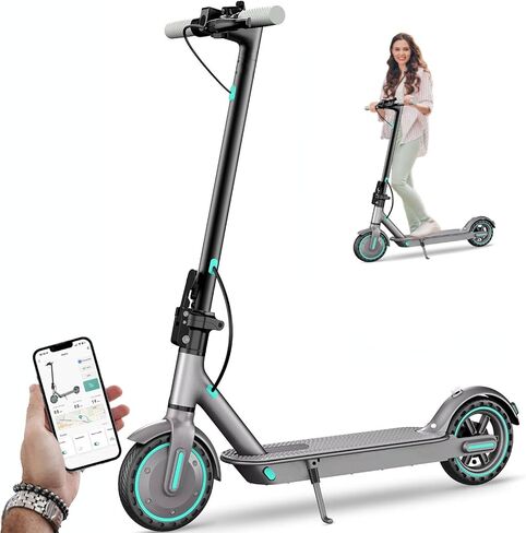 ApexSurge Electric Scooter for Adults,8.5" Tires, 350W Powerful Motor and Max 15/20 Miles Long Range, Top Speed 19Mph,Dual Brake Stystem E Scooter, Lightweight and Foldable, APP Control,Max Load 265Lb in Kuwait