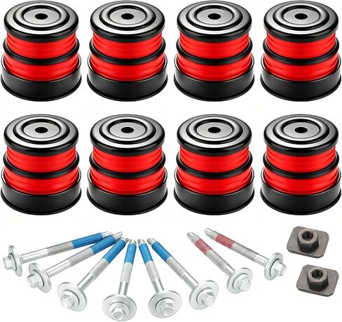 مجموعة أدوات تثبيت جسم السيليكون المتوافقة مع Mount Bolt Ford F250 F350 2008-2016 Crew Cab، حوامل الكابينة المحدثة من السيليكون توفر قدرة أفضل على السير على الطرق الوعرة W712879S439 in Kuwait