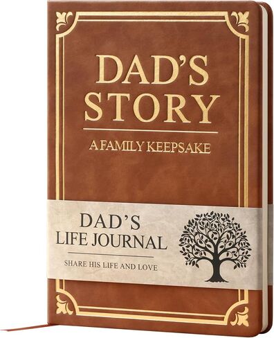Mom's Story Leather Journal (Hardcover): Mom, I Want to Know Your Story - A Guided Journal To Share Her Memories & Love - Meaningful Moms Gifts for Mothers Day, Birthday & Christmas from Daughter Son in Saudi Arabia