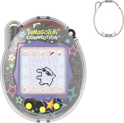 for Tamagotchi Connection V3 Case, Clear Hard PC Drop-Proof Protective Cover, Transparent Portable Carrying Storage Case for Tamagotchi Connection Accessories, Translucent in Saudi Arabia