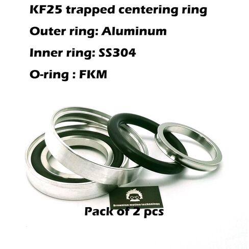KF25 NW25 ISO-KF25 trapped Centering Ring Overpressure Centering Ring (Pack of 4pcs) in Kuwait