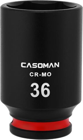 CASOMAN 1/2" Drive x 33mm Deep Impact Socket, 6-Point, Metric, CR-MO in Saudi Arabia