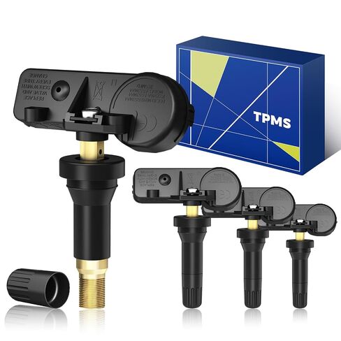 315 ميجا هرتز TPMS مبرمج مسبقًا، متوافق مع: شيفروليه سيلفرادو 1500 (07-18) | الضاحية 07-20 | تاهو 07-20 | إمبالا 06-20 مستشعر مراقبة ضغط الإطارات OE #13598771,13586335 (4 قطع) in Kuwait